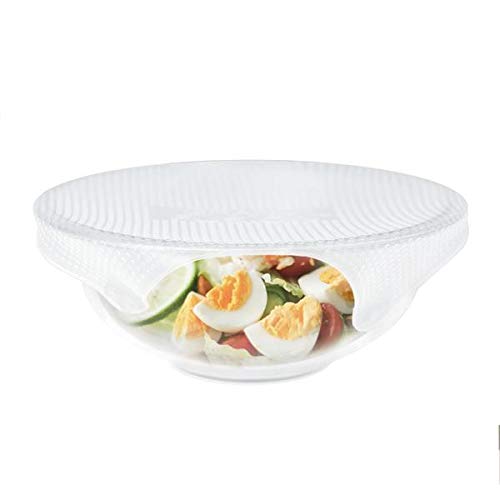 Grand Fusion Microwave-Safe Silicone Food Wrap, Flexible And Reusable Wraps For Food, Bpa-Free And Long-Lasting Food Wrap, Bowl