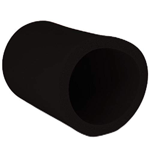 Blank Thick Foam Old School Can Cooler (6 Pack, Black)
