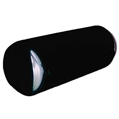 Blank Neoprene Slim Can Coolie (4 Pack, Black)