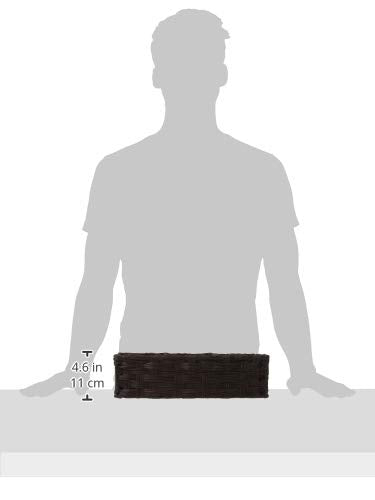 Whitmor Split Rattique Tank Topper Driftwood,Brown