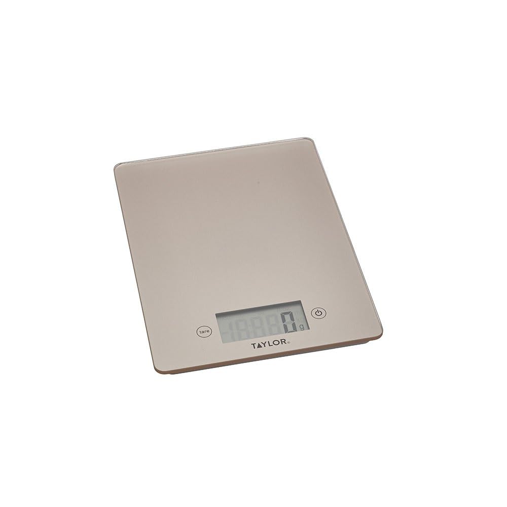 Taylor Pro Digital Kitchen Scales For Food With Ultra Slim Design, Compact, Professional Standard, Tare Function With High Preci