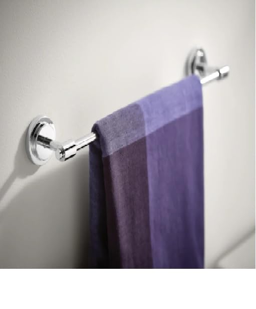 Moen Dn0793Ch Iso Chrome Pivoting Paper Holder Towel Ring Towel Bar Chrome