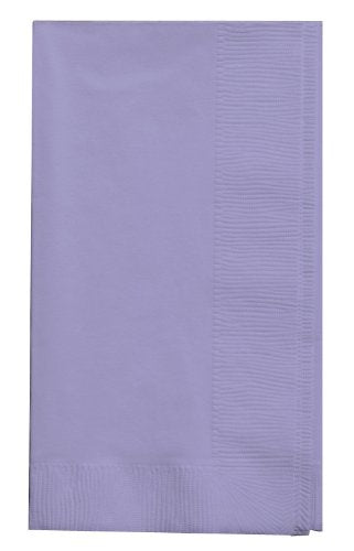 Creative Converting Touch Of Color 2-Ply 50 Count Paper Dinner Napkins, Luscious Lavender