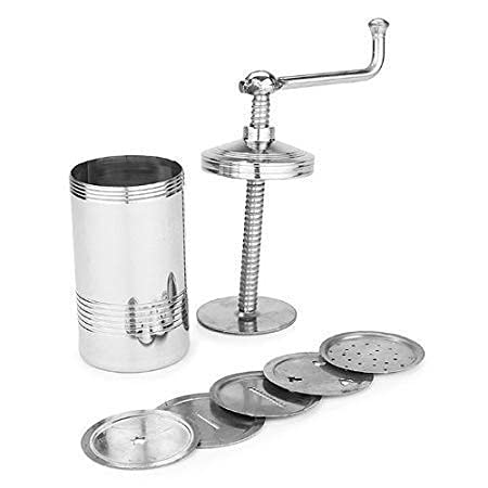 Shriya Stainless Steel Sancha Sev Chakli Gathiya Sevaiya Maker Sev Machine Murukku Sancha Sneck Maker Nimkin Meker Noodles Meker