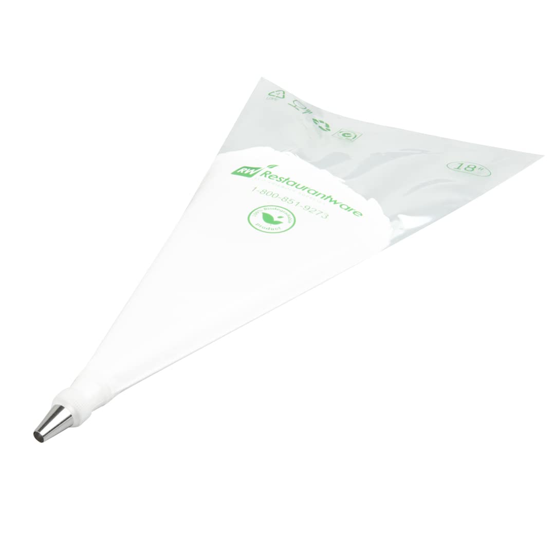 Restaurantware Pastry Tek Piping Tip 1 Open Star Decorating Tip - #13 Dent-Resistant Stainless Steel Icing Tip Dishwasher-Safe D