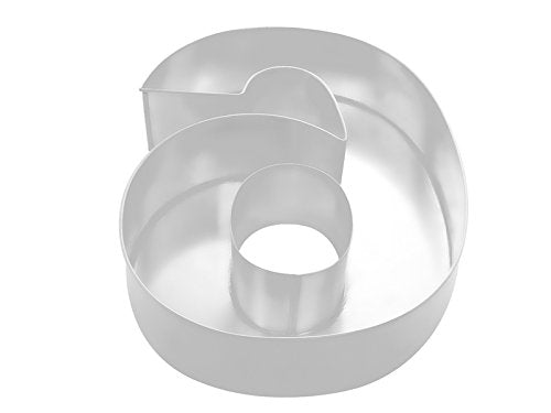 Eurotins The Cakes World Small Number Birthday Wedding Anniversary Cake Tin - 10    X 8    (2.5    Deep) (6)