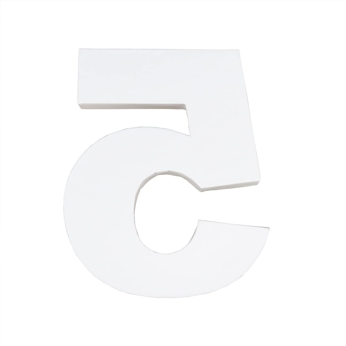 Wenpack 12'' Fillable Cardboard Number Shaped Gift Grazing Charcuterie Board Paper Container (5)
