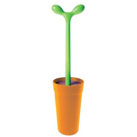 Alessi Aleesi ASg04 AZ Merdolino Toilet Brush  Light Blue