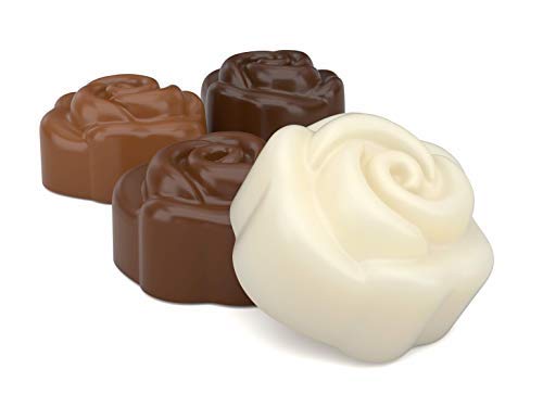 Spinningleaf Rose Sandwich Cookie Chocolate Candy Molds