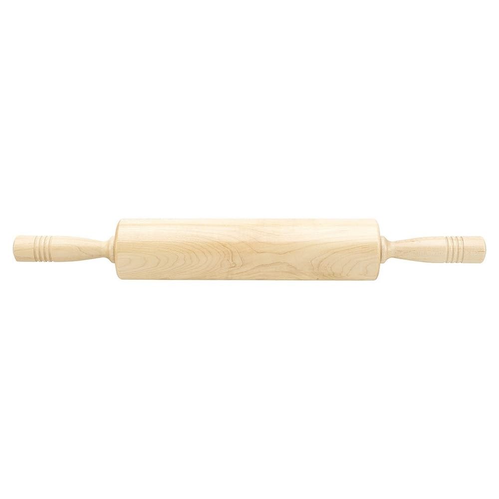 Fletchers' Mill Rolling Pin, Maple - 12 Inch, Dough Roller, Perfect For Skilled Bakers, Home Chef'S, Great For Bread, Pasta, Coo