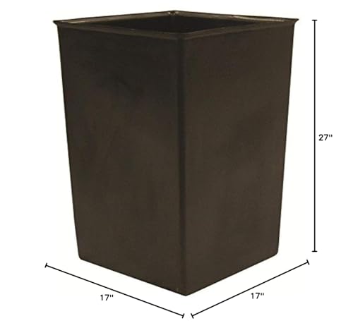 Witt Industries 36R Rigid Plastic Liner  36 gal  Black