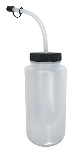 A&R Sports Water Bottle, Clear, Curved Straw, Small