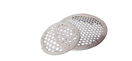 Madurai Famous EcoFriendly Natural Palm Leaf Idiyappam Plate (String Hopper Plate)  Set Of 4