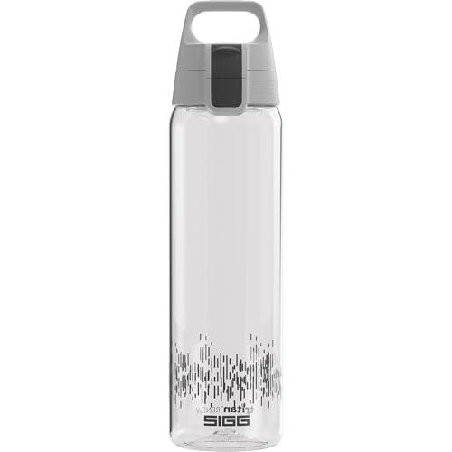 SIGG - Tritan Water Bottle - Total Clear ONE MyPlanet Anthracite - Suitable For Carbonated Beverages - Dishwasher Safe - Leakproof - Lightweight - Scratch Resistant - BPA Free - 25 oz