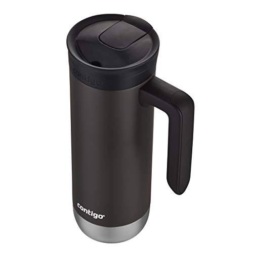 Contigo Stainless Steel Travel Mug 20oz with Handle & SNAPSEAL Lid, Sake - Model 2094864