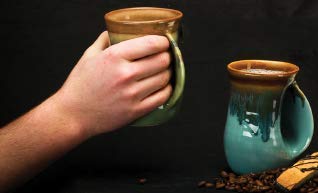 Clay In Motion Handwarmer Mug - Right Hand (Mystic Waters)