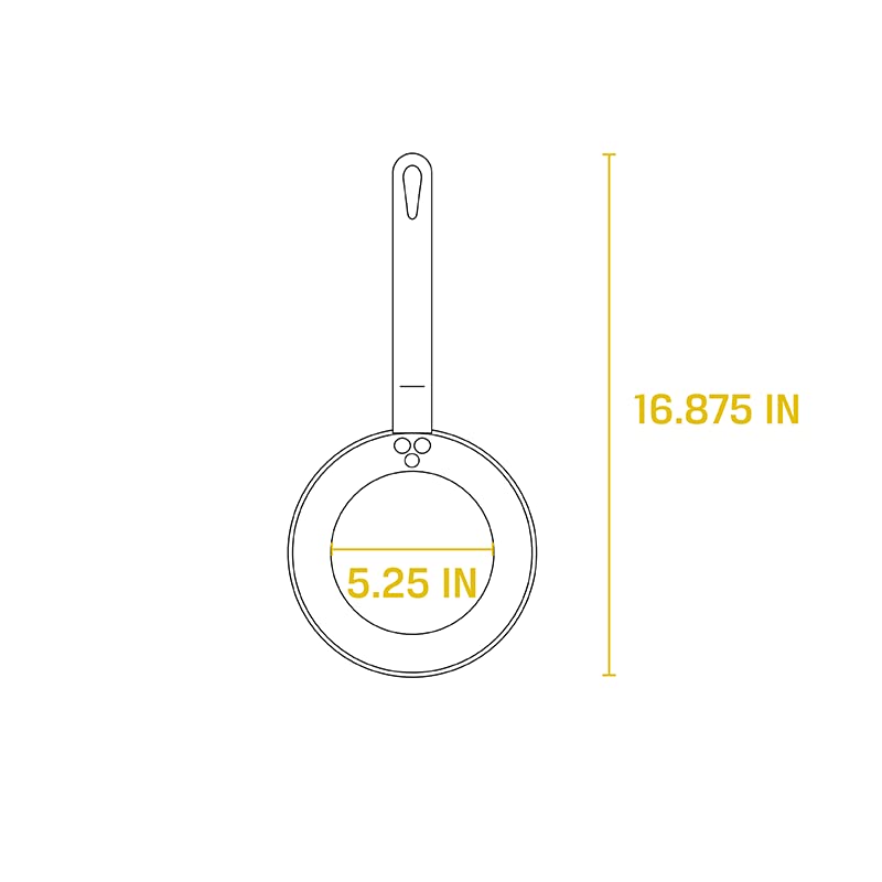 Lodge Carbon Steel Skillet, Pre-Seasoned, 8-Inch
