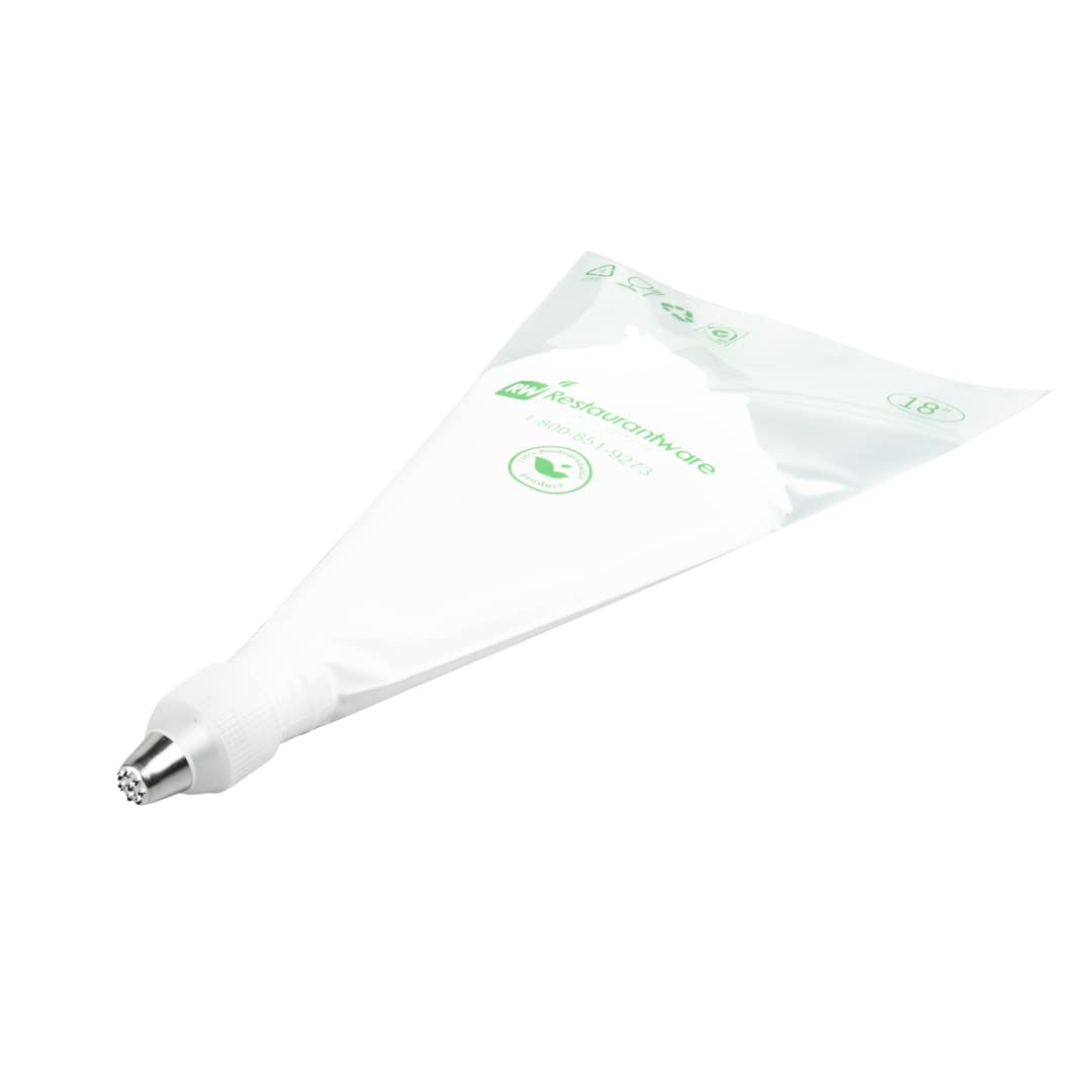 Restaurantware Pastry Tek Piping Tip 1 Multi Opening Pastry Tip - #234 Reusable Stainless Steel Icing Tip Dent-Resistant Decorat