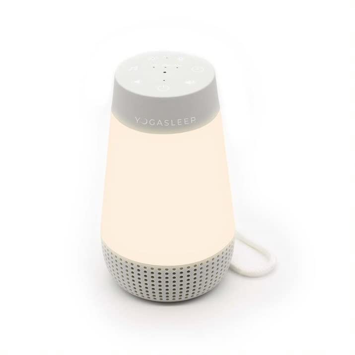 Yogasleep Baby Soother White Noise Sound Machine & Night Light, With Voice Recording & 5 Sound Options Including Brown Noise, Na
