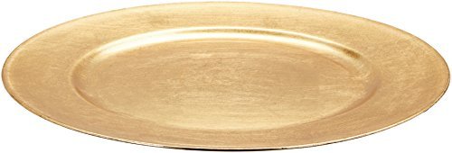 Chargeit By Jay! Round Charger Plate, Gold , 13''