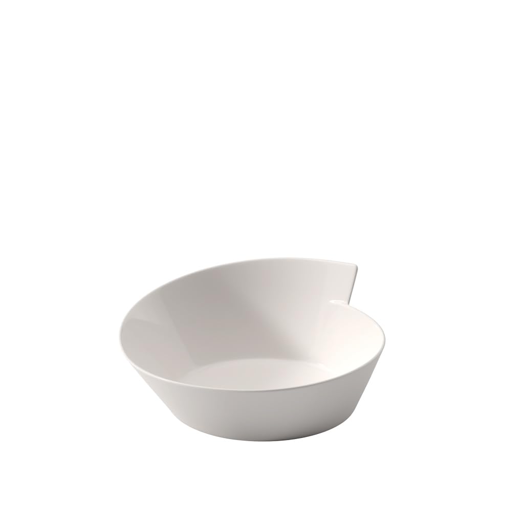 Villeroy & Boch New Wave Large Round Salad Bowl, 94.5 Oz, White