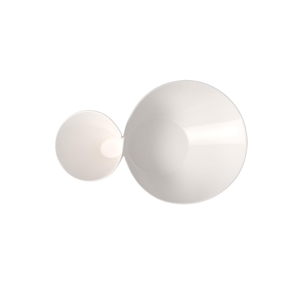 Villeroy & Boch Porcelain New Wave Chip and Dip, 19.25 inches, White