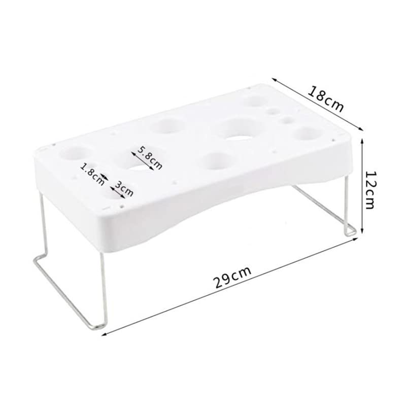 Wlsanx Piping Bag Shelf Decorating Bag Rack Cake Decorating Frosting Bag Rack Stainless Steel Feet Cake Tools Diy Baking 12 Cavi