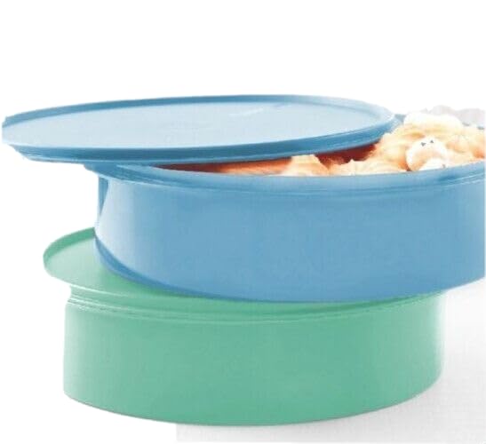 Tupperwareplastic Store N Serve  1.9 L, Set Of 2 Multicolor