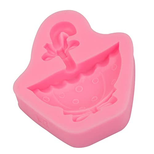 Cestony Umbrella Shape Silicone Molds For Diy Cake Fondant Biscuit Cookies Soap Sugar Pudding Chocolate Hard Candies Dessert Can
