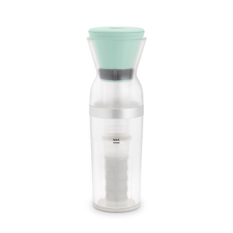 DASH Brew2Go Portable Cold Brew Coffee Maker - Rapid Electric Cold Brew Machine for Personal Iced Coffee & Iced Tea, Reusable Fi