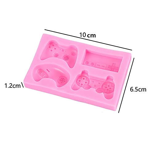 Game Controller Cake Fondant Mold, Video Game Controller Candy Silicone Resin Molds For Candy, Chocolate, Fondant, Cupcake Toppe