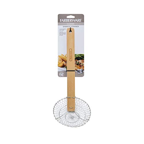 Farberware 5215722 Asian Strainer, Tan/Silver