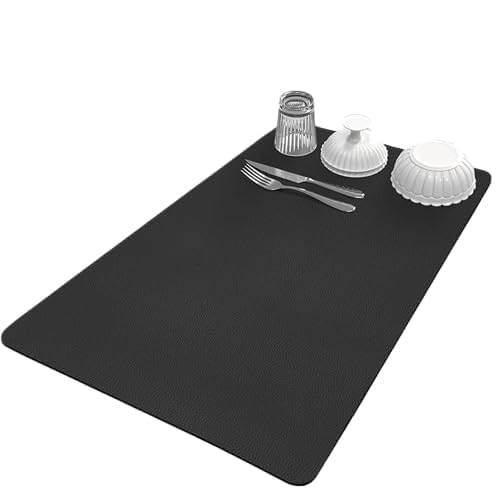 Viontra Home 4060 Cm Water Absorbent Kitchen Mat - Large Dish Drying Mat For Utensils, Counter & Sink, Quick-Dry Mat For Kitchen