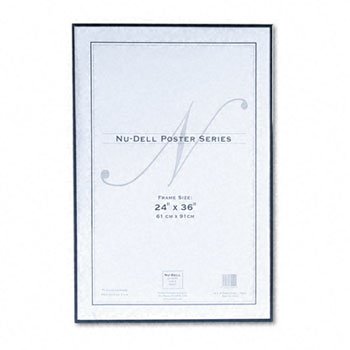 Nu-Dell Metal Poster Frame Frame,24X36,Mtlposter, Bk (Pack Of2)