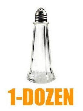 Dozen Chrome Top Tower Salt Pepper Shaker - Wholesale