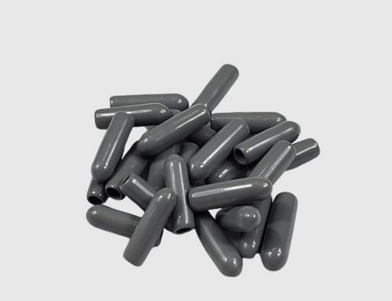 Uber Goop Dishwasher Rack Coating Glue, Dark Gray, Model dg25halfoz, Includes 25 Caps