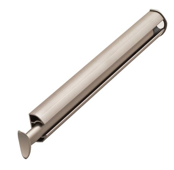 Tag Hardware Premium 11 3/4 Inch Long Pullout Closet Wardrobe Valet Rod (Matte Nickel)