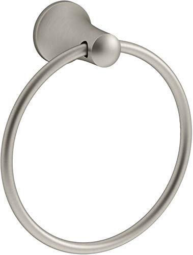 Kohler K-21955-Bn Kohler K-21955 Tempered 6-7/8'' Wall Mounted Towel Ring