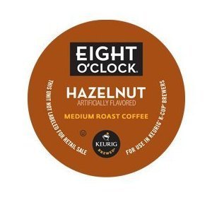 Eight O'Clock Coffee Hazelnut Keurig Single-Serve K-Cup Pods, Medium Roast Coffee, 120 Count