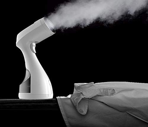Goalpha Travel Garment Steamer, 30S Fast Heat, 1500W, Auto-Off, Wrinkle-Removing Handheld Steamer With 300Ml Detachable Water Ta