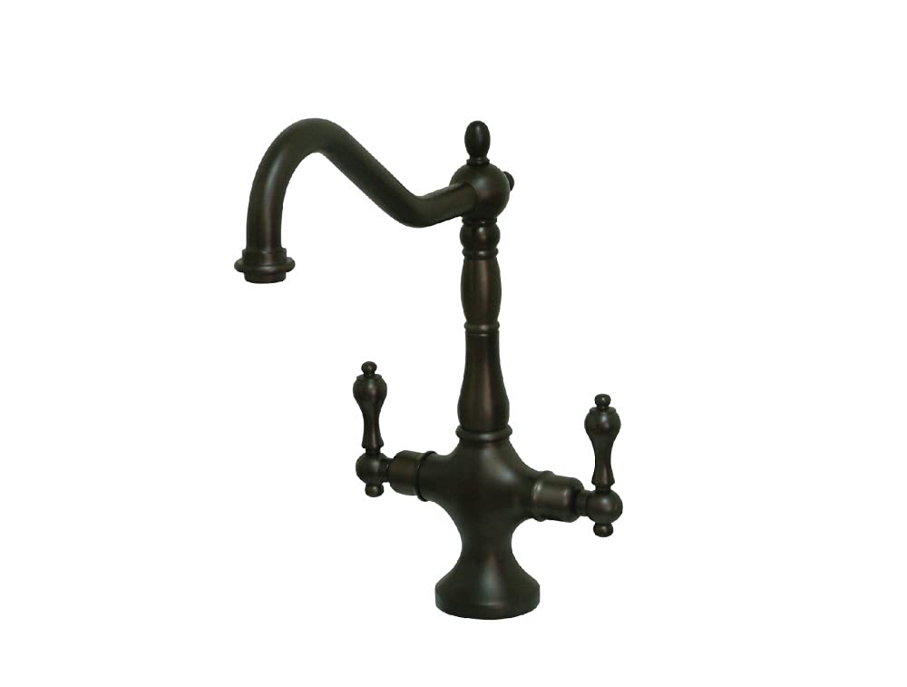 Kingston Brass KS1775ALLS Heritage Single Hole Kitchen Faucet  Oil Rubbed Bronze