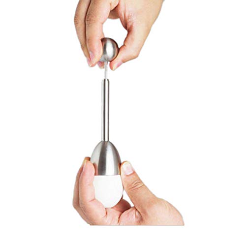 Mayata 2Pcs Metal Stainless Steel Egg Scissors Egg Topper Cutter Straight Shell Opener Boiled Raw Egg Open Creative Kitchen Acce