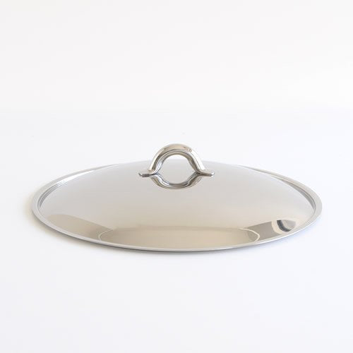 Alessi Sg200/28 A Alessi, Cm.28 Mami Lid, 28 Cm, Silver