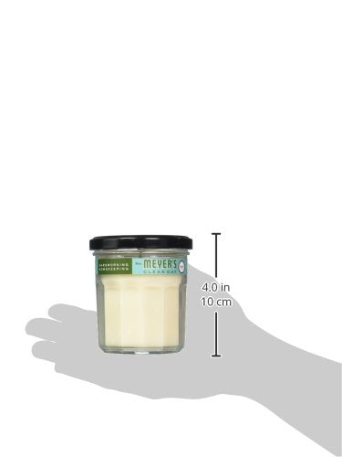 Mrs. Meyer 's Clean Day Scented Soy Candle, Large Glass, Basil, 7.2 oz, (Pack of 2)