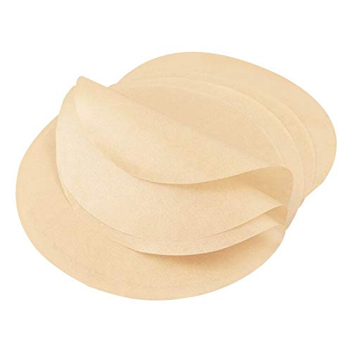 Unbleached Round Parchment Paper Sheets, Baking Circles, 100 Pcs 9 Inch Non-Stick Paper Liner For Cooking, Pizza, Baking Cakes,
