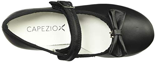 Capezio Girls 3800 Mary Jane Tap Shoe, Black Leather, 11 M Us