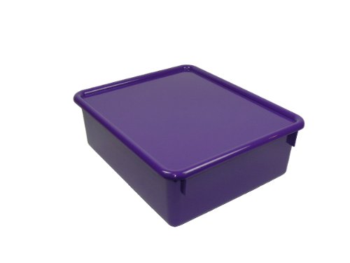 Double Stowaway W/Lid Purple