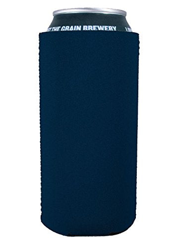 Blank Neoprene 16 Oz. Can Coolie (1, Navy Blue)