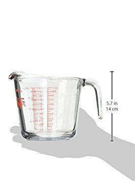 Anchor Hocking Fire-King Measuring Cup, Glass, 4-Cup