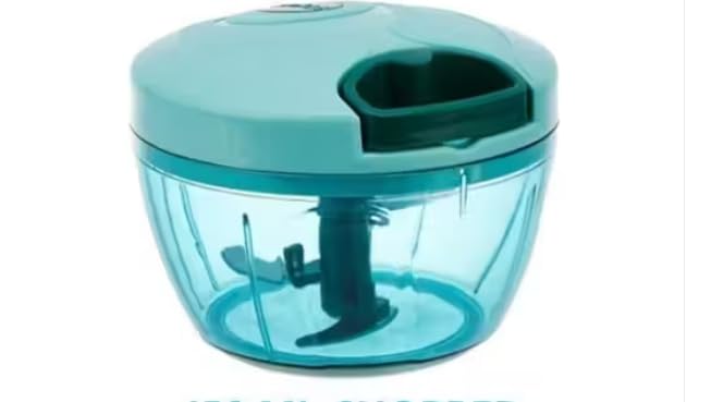 Gopi By Gopistore Handy Chopper 450Ml Mini Dori Chopper With 3 Stainless Steel Blades, Food Grade Bpa Free Plastic Body, Manual 